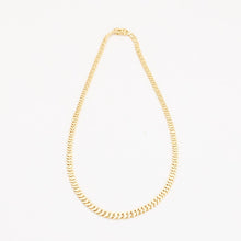 Curb Necklace in 14K Gold, 16.93 inches | Vintage Solid Gold