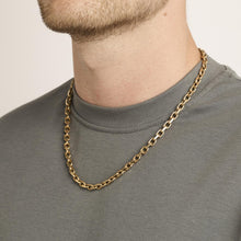 BNH Anchor chain Necklace in 14K Gold, 21.65 inches | Vintage Solid