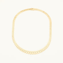 Brick Necklace in 8K Gold, 15.55 inches | Vintage Solid Gold