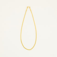 Schlangenkette aus 22 Karat Gold, 17,72 Zoll | Echtes Gold