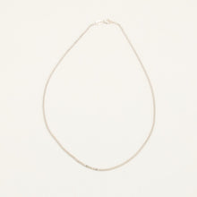 Venezia Necklace in 14K White gold, 16.54 inches | Vintage Solid Gold