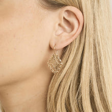 Earrings in 14K Rose gold, 1.34 inches | Solid Gold | Quality Fine