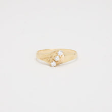 Ring with and Zirconia in 8K Gold size 8¾ | Real Genuine Gold