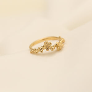 Ring in 8K Gold size 8 | Solid Gold | Minimalistic Gold Jewelry | Scandinavian Jewelry