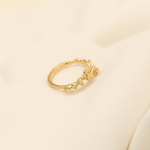 Ring in 8K Gold size 8 | Solid Gold | Minimalistic Gold Jewelry | Scandinavian Jewelry