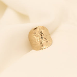 Kranz &amp; Ziegler Ring i 8K gull størrelse 7¼ | Solid gull | Kvalitets fine smykker | Nordiske smykker